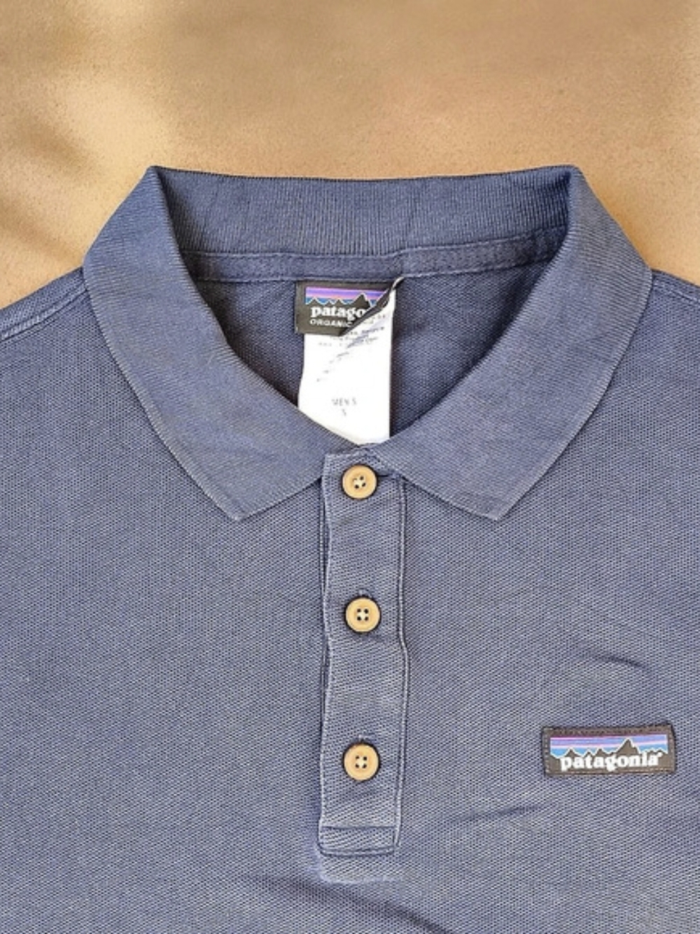 Patagonia Men'Small Blue Polo Size Small - Picture 3 of 8